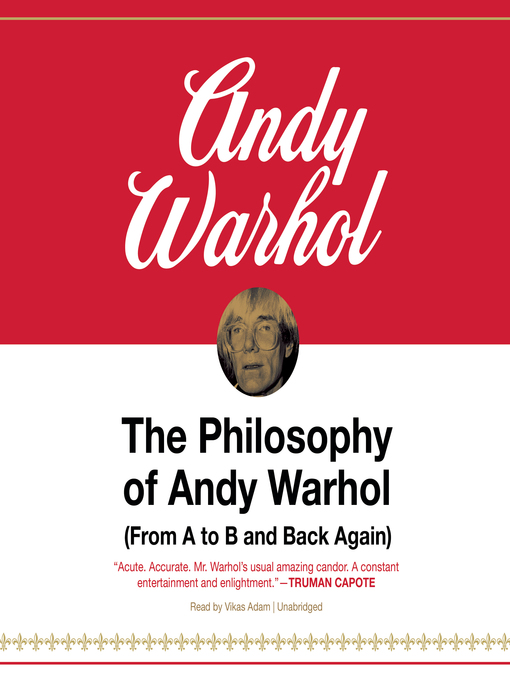 Title details for The Philosophy of Andy Warhol by Andy Warhol - Available